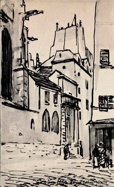 „Rue des Barres”, 1915 autorstwa Alfred Latour