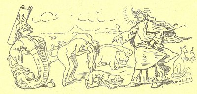 Ilustracja Alfreda Le Pete (1841-1909) w Gros-Jean i jego uzdrowieniu autorstwa Alfred Le Petit