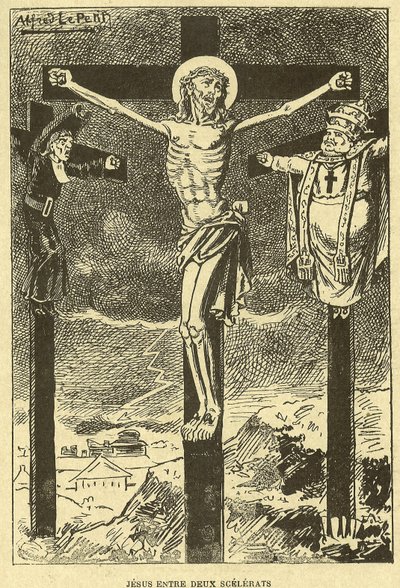 Ilustracja Alfreda Le Pete (1841-1909) w Gros-Jean i jego uzdrowieniu autorstwa Alfred Le Petit