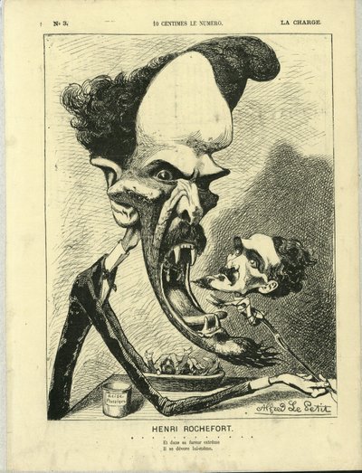 Ilustracja Alfreda Le Pete (1841-1909) w La Charge (1870), nr 3 autorstwa Alfred Le Petit