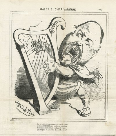 Ilustracja Alfreda Le Pete (1841-1909) w Le Charivari autorstwa Alfred Le Petit
