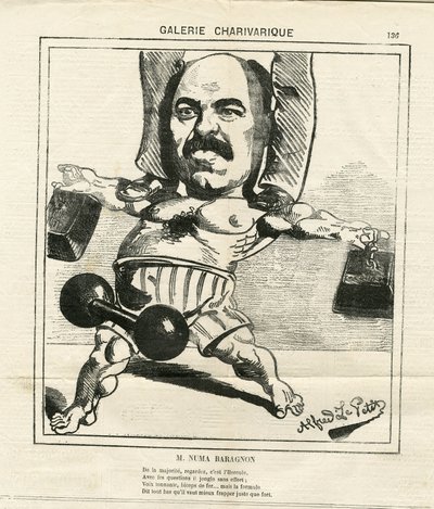 Ilustracja Alfreda Le Pete (1841-1909) w Le Charivari autorstwa Alfred Le Petit
