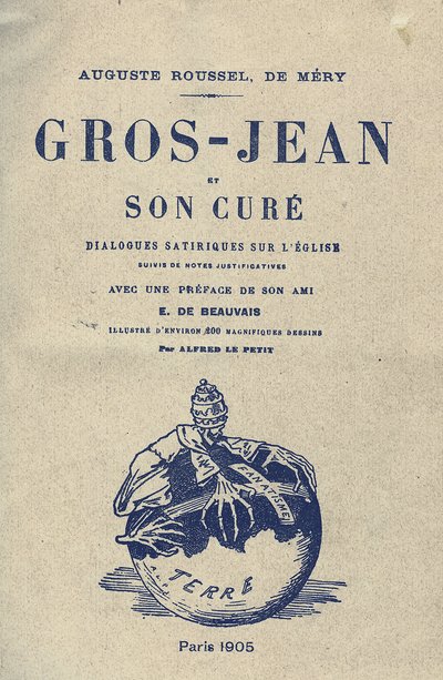 Ilustracja Alfreda Le Petité (1841-1909) na okładkę Gros-Jeana i jego uzdrowienia autorstwa Alfred Le Petit