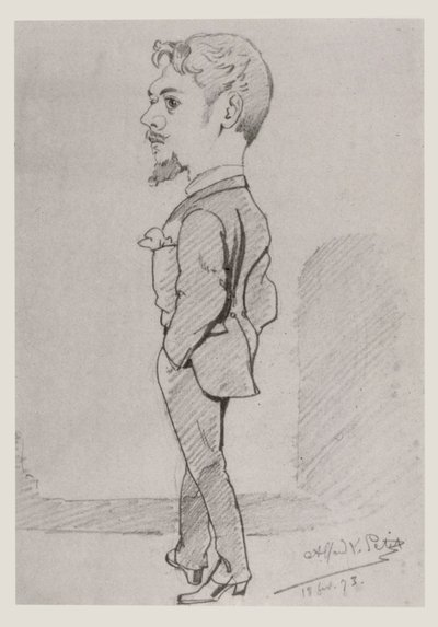 Portret Marsa, 1873 autorstwa Alfred Le Petit