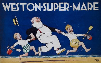 Weston-Super-Mare autorstwa Alfred Leete