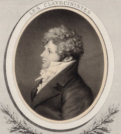 Portret pianisty i kompozytora Daniela Steibelta 1765-1823. autorstwa Alfred Lemoine