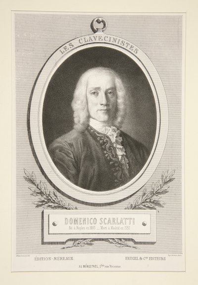 Klawikordyści: Domenico Scarlatti autorstwa Alfred Lemoine