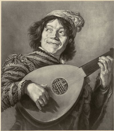 Błazen według Fransa Hals autorstwa Alfred Louis Bahuet