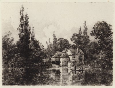 Iffley Mill autorstwa Alfred Louis Brunet Debaines