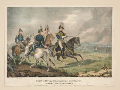 Gen. Wm. H. Harrison i personel autorstwa Alfred M. Hoffy