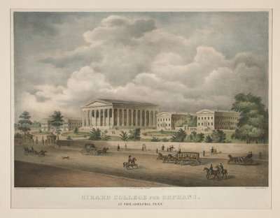 Girard College dla sierot - w Filadelfii, Penna. autorstwa Alfred M. Hoffy