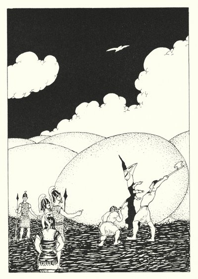 Prawdziwa historia Lucjana: Jajo Halcyona (rycina) autorstwa Alfred Payne Garnett
