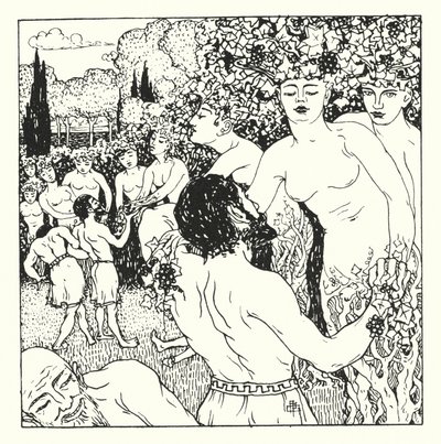 Prawdziwa historia Lucjana: Kobiety winorośli (rycina) autorstwa Alfred Payne Garnett
