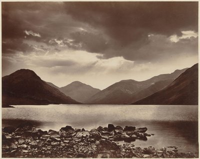 Widok Derwentwater w pobliżu Keswick, Cumbria Pettitt Series Keswick (tytuł serii na obiekcie) autorstwa Alfred Pettitt
