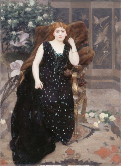 Portret Jaane Hading autorstwa Alfred Roll