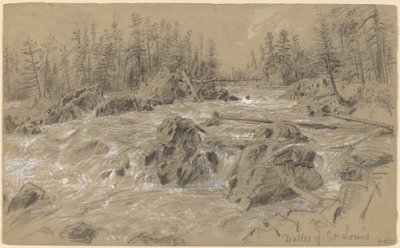 Dalles w St. Louis autorstwa Alfred R. Waud