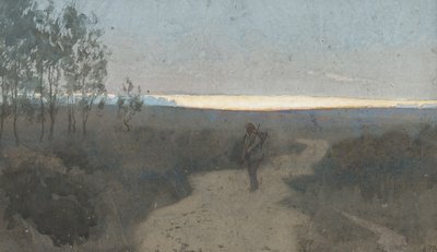 Powrót o zmierzchu, 1905 autorstwa Alfred Rawlings Baker