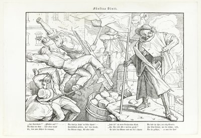 Również taniec śmierci, płyta V autorstwa Alfred Rethel