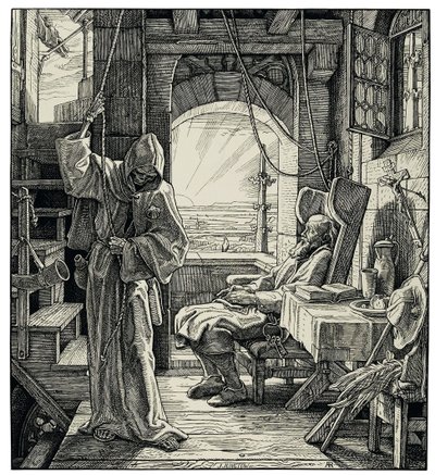 Śmierć jako przyjaciel, 1851. autorstwa Alfred Rethel