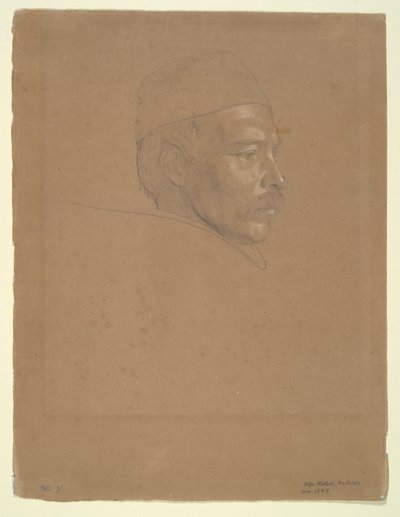 Studium człowieka autorstwa Alfred Rethel