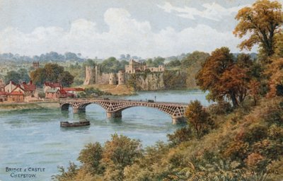 Most i Zamek, Chepstow autorstwa Alfred Robert Quinton