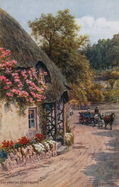 Domek w Cockington autorstwa Alfred Robert Quinton