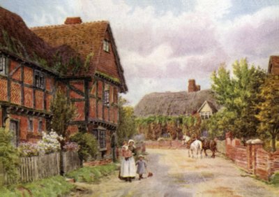 Domki, East Hagbourne autorstwa Alfred Robert Quinton