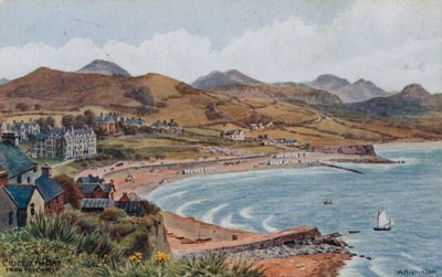 Zatoka Criccieth z zamku autorstwa Alfred Robert Quinton