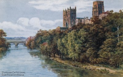 Katedra w Durham, z mostu Prebends autorstwa Alfred Robert Quinton