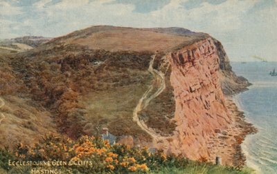 Ecclesbourne Glen and Cliffs, Hastings autorstwa Alfred Robert Quinton