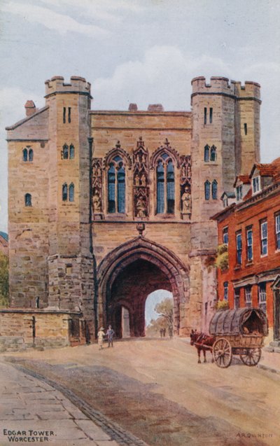 Edgar Tower, Worcester autorstwa Alfred Robert Quinton