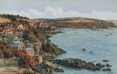 Fowey, z Castle Hill autorstwa Alfred Robert Quinton