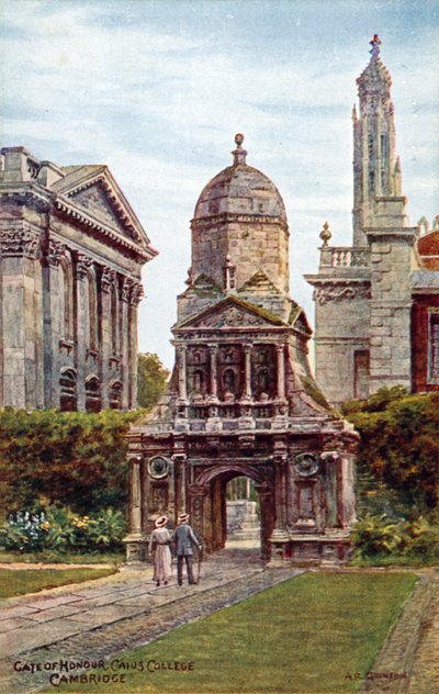 Brama Honorowa, Caius College, Cambridge autorstwa Alfred Robert Quinton