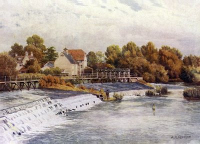 Hambledon Weir autorstwa Alfred Robert Quinton