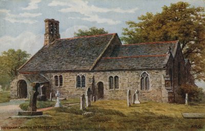 Kościół Heysham, Nr Morecambe autorstwa Alfred Robert Quinton