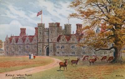 Knole, West Front, Sevenoaks autorstwa Alfred Robert Quinton