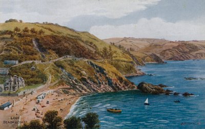 Looe, plaża i wybrzeże autorstwa Alfred Robert Quinton