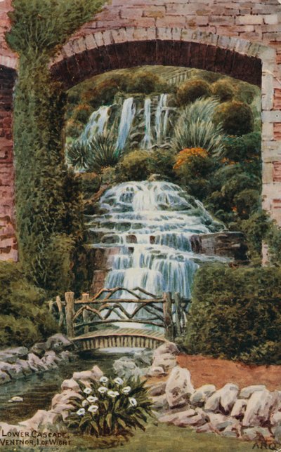 Lower Cascade, Ventnor, Isle of Wight autorstwa Alfred Robert Quinton