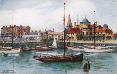 Lowestoft, The Yacht Basin autorstwa Alfred Robert Quinton
