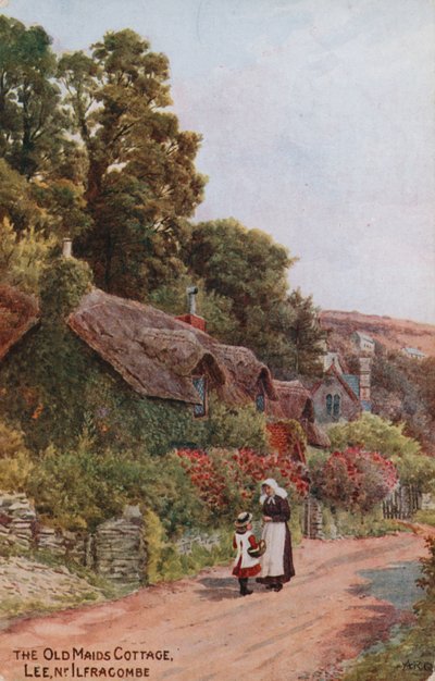Old Maids Cottage, Lee, Ilfracombe autorstwa Alfred Robert Quinton
