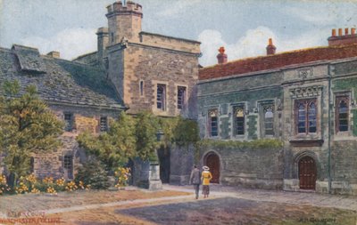 Sąd Zewnętrzny, Winchester College autorstwa Alfred Robert Quinton
