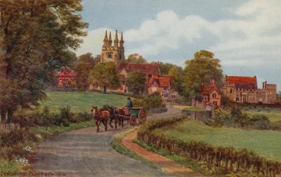 Miejsce i kościół w Penshurst autorstwa Alfred Robert Quinton