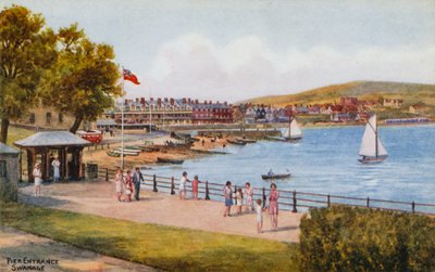 Wejście na molo, Swanage autorstwa Alfred Robert Quinton