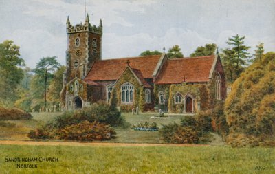 Kościół Sandringham, Norfolk autorstwa Alfred Robert Quinton