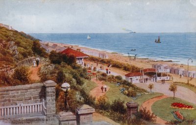Ogrody i plaża pawilonu zdrojowego, Felixstowe autorstwa Alfred Robert Quinton