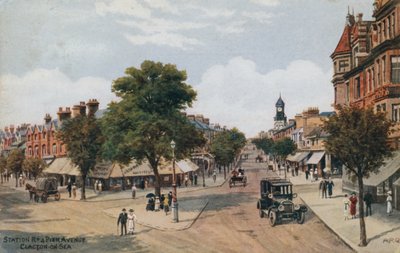 Station Rd und Pier Avenue, Clacton-on-Sea autorstwa Alfred Robert Quinton