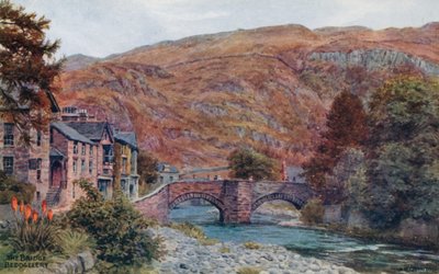 Most, Beddgelert autorstwa Alfred Robert Quinton
