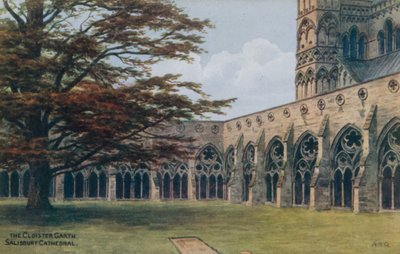 Klasztor Garth, Katedra w Salisbury autorstwa Alfred Robert Quinton