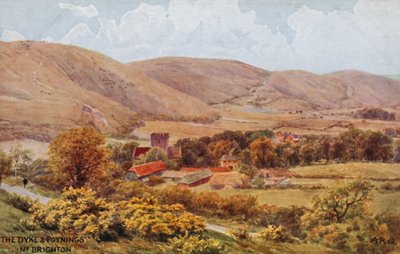 Dyke i Poynings w pobliżu Brighton autorstwa Alfred Robert Quinton