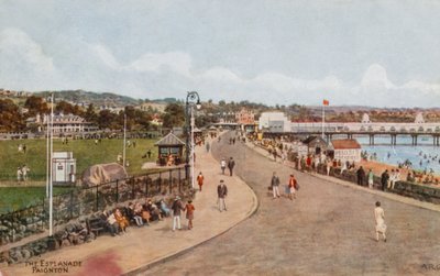Esplanade, Paignton (kolor lito) autorstwa Alfred Robert Quinton